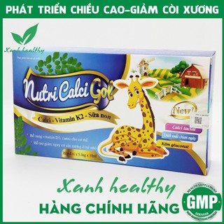 Siro NUTRI CALCI GOL - bổ sung canxi, vitamin D3, K2, sữa non giúp tăng chiều cao, giảm còi xương ở trẻ từ 1 tuổi
