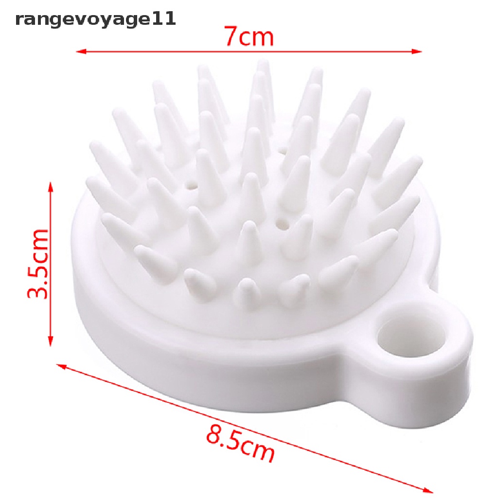 1 Lược Silicone Mát Xa Da Đầu Phong Cách Nhật Bản
