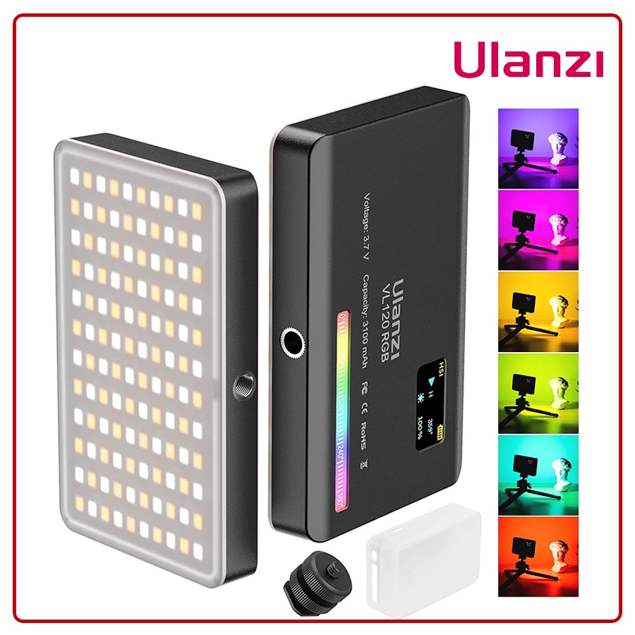 Đèn LED Ulanzi VL120 RGB 2500K-9000K | Hàng Chính Hãng
