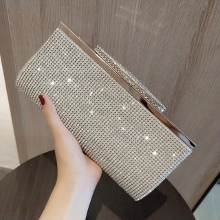 Ví dự tiệc, clutch nữ dự tiệc đính đá sang chảnh VDT05