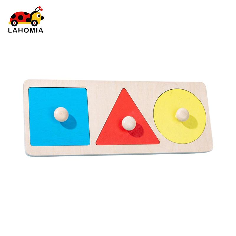LAHOMIA Đồ chơi bảng hình học nhiều màu sắc cho trẻ mẫu giáo