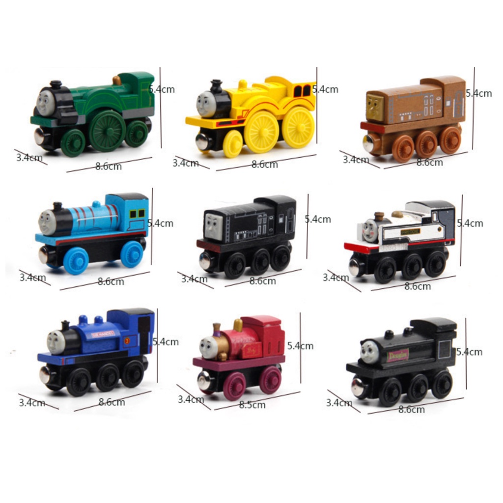 Bộ Đồ Chơi Xe Lửa Thomas and Friends James Petcy Henry Bằng Hợp Kim Nhôm Nam Châm Dễ Thương Cho Bé