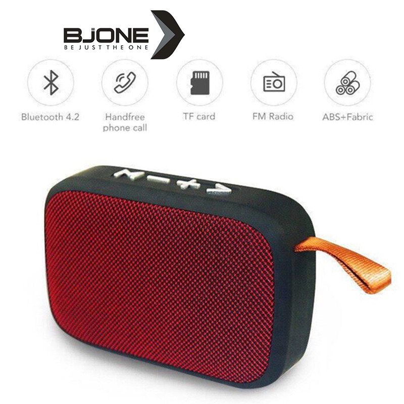 Loa bluetooth không dây BJONE G2 âm siêu trầm có khe cắm thẻ TF kèm phụ kiện | BigBuy360 - bigbuy360.vn