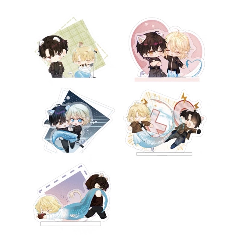 Mô hình standee chibi Nhân Ngư Rơi Xuống