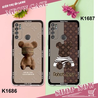 Ốp dẻo trong Vsmart Live 4 / Live4 in hình Gấu bear cực chất, cực đẹp
