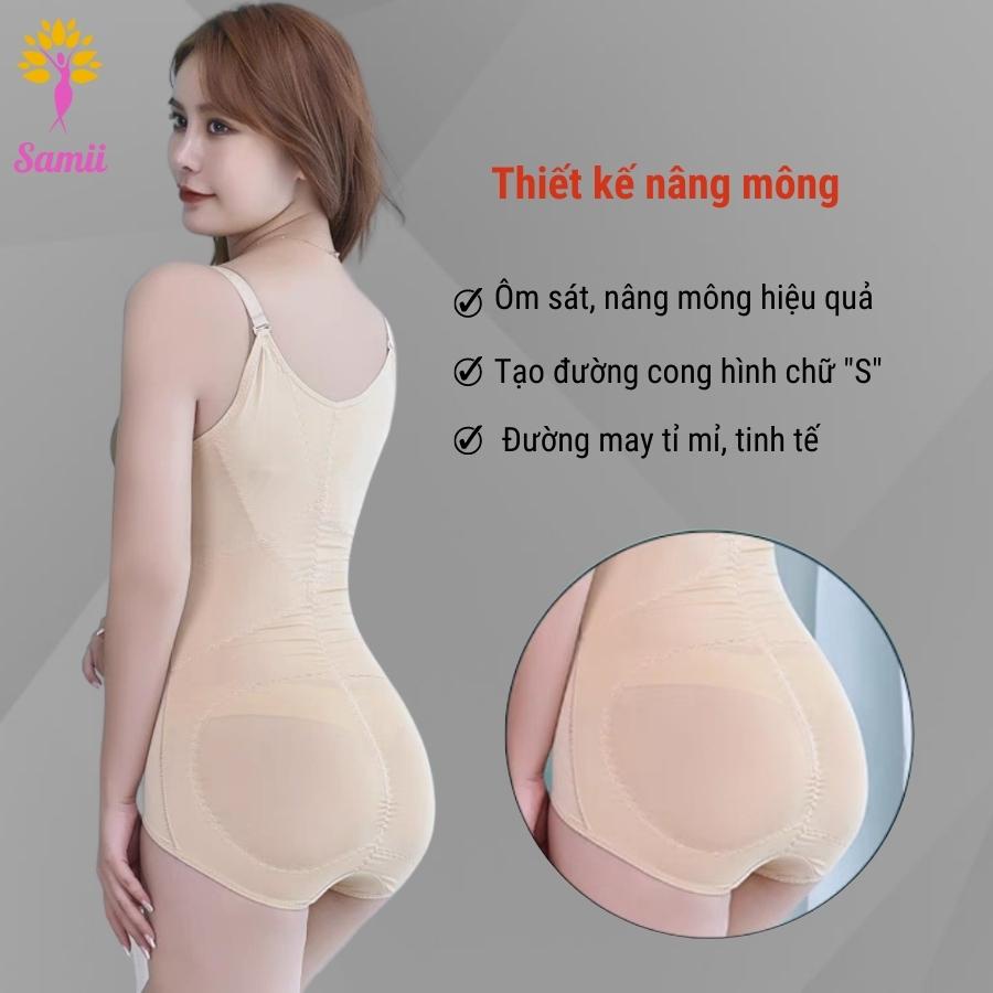 Áo gen định hình toàn thân giảm eo nịt bụng sau sinh xuất Nhật