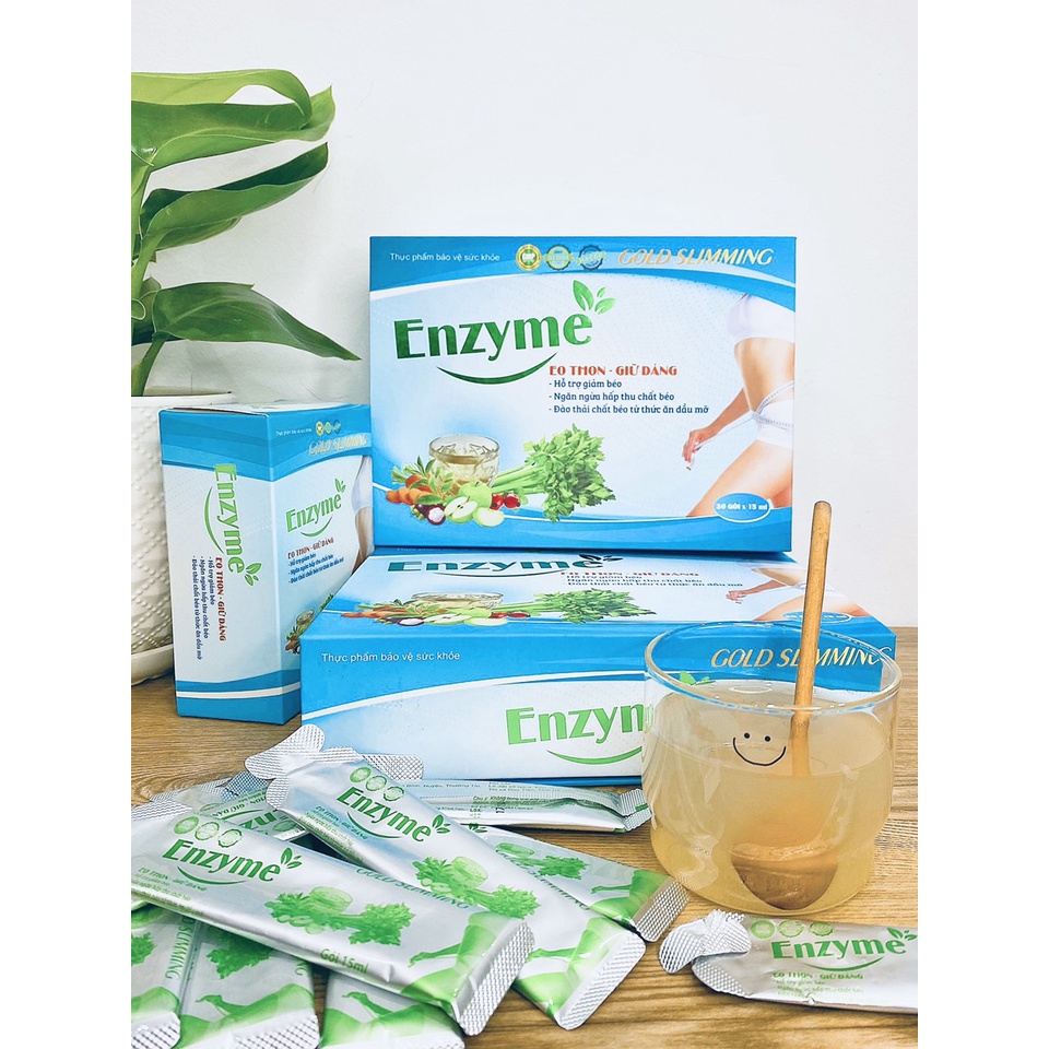 Enzyme Giảm cân GOLD SLIMMING dạng gel giúp giảm 1 đến 3 kí sau 15 ngày, đảm bảo an toàn, thành phần tự nhiên