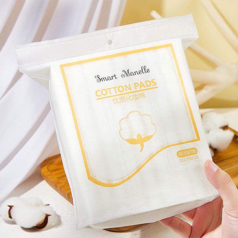 Bông tẩy trang Smart Manelle up cotton 3 lớp 222 miếng