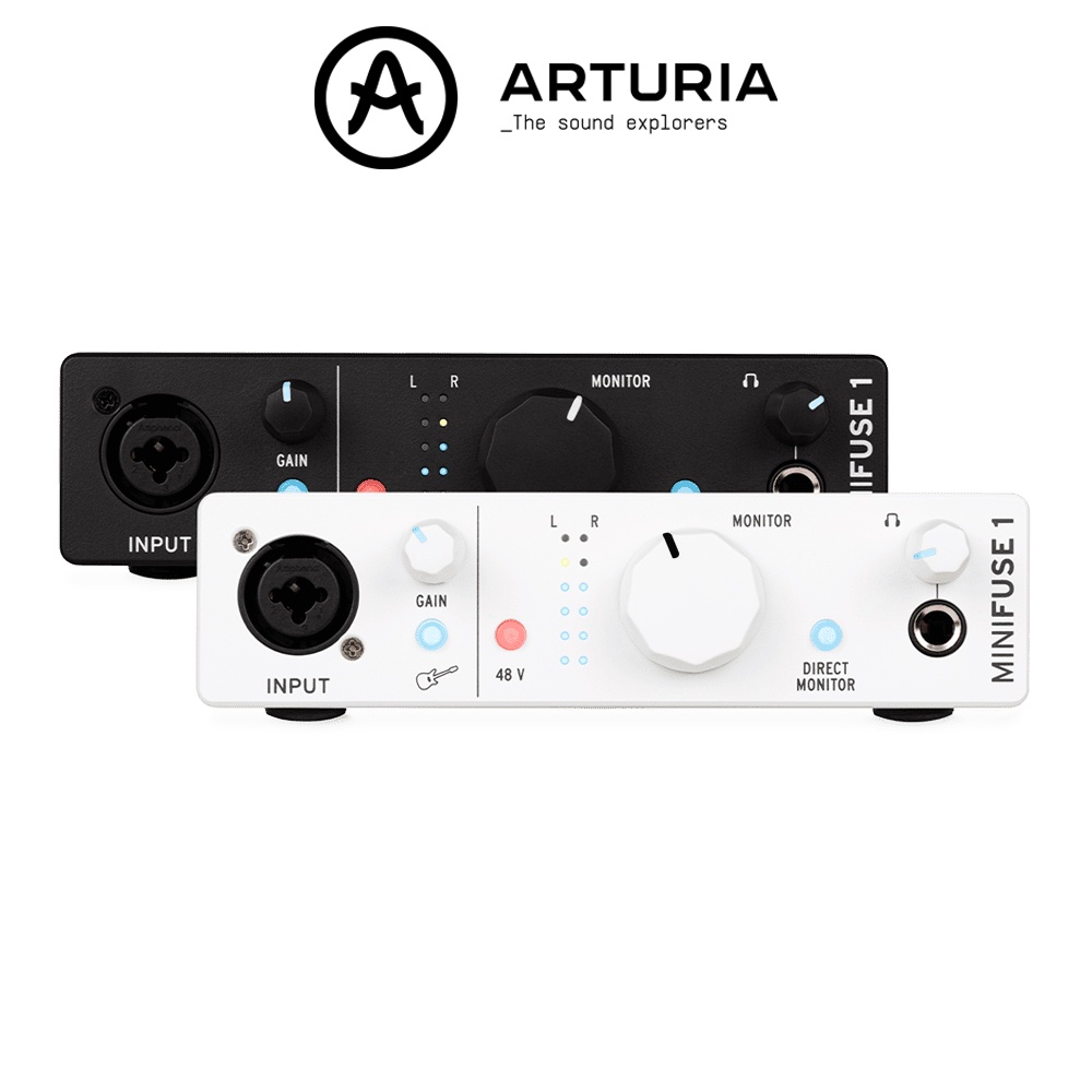 Audio Interface Arturia MiniFuse 1 thiết bị thu âm dành cho Vocal và Nhạc Cụ chính hãng USA