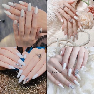 Nailbox,10 móng úp thiết kế , đính đá siêu sáng.
