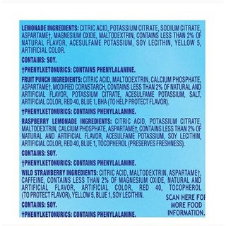 [2026] Bột pha nước trái cây crystal light mix vị