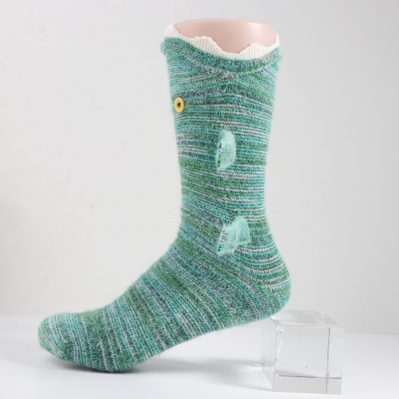 Tất Dệt Kim Hoạ Tiết Cá Sấu 3d Phong Cách Giáng Sinh Dành Cho Nam Và Nữ