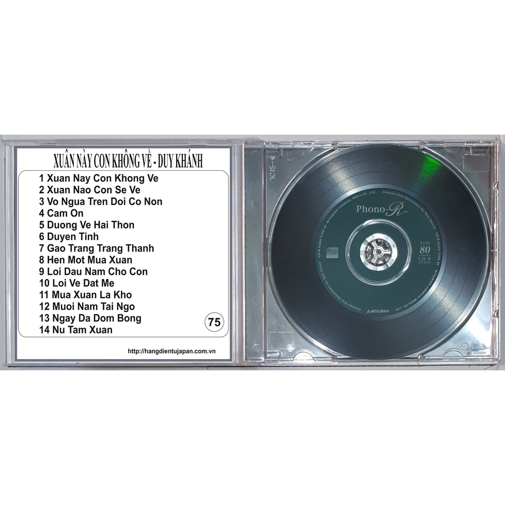Combo2 gồm 4 CD nhạc Xuân (75 - 103 )