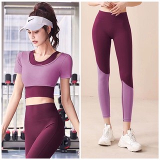 Đồ tập gym, yoga, thể thao nữ, Quần jogger nữ, áo croptop nữ, Set đồ thể thao nữ