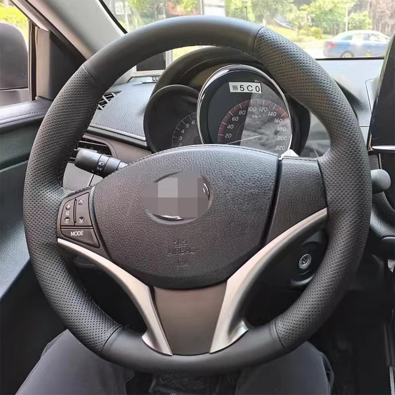 Bọc Vô Lăng Xe Hơi Toyota Vios 2017 Chất Lượng Cao