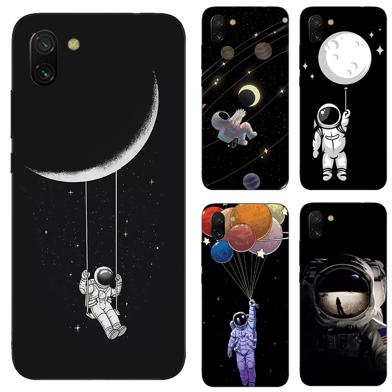 Ốp Điện Thoại Hình Phi Hành Gia Cho Sharp Aquos R2 SH-03K SHV42