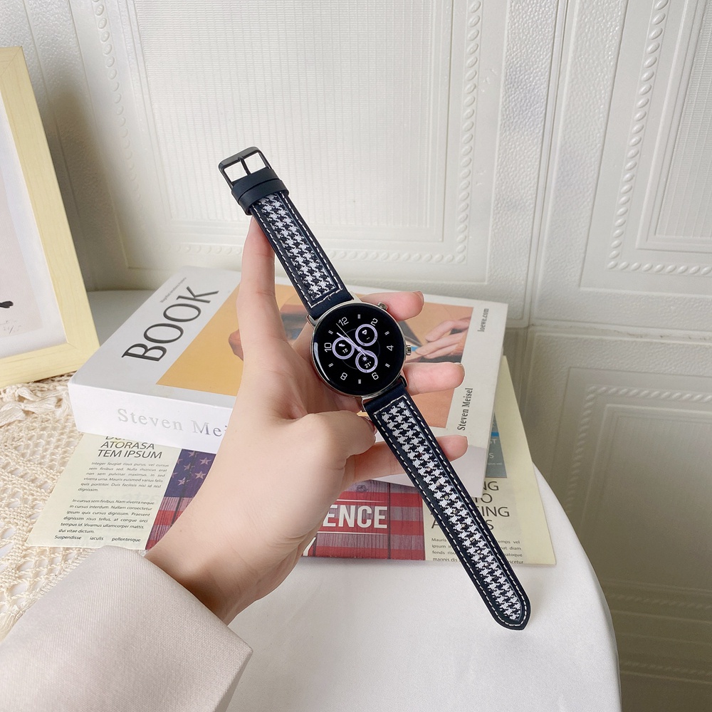 Dây Đeo 20mm 22mm Cho Đồng Hồ Thông Minh Samsung Galaxy Watch 4 / 5 / Active 1 2 Huami Amazfit Gtr Huawei Gt 2 46mm Gear S3 S2