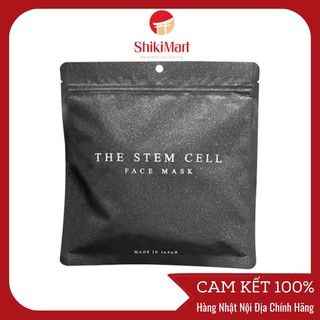 Mặt nạ tế bào gốc Stem Cell Face Mask Màu Đen cao cấp Nhật Bản (30 miếng)