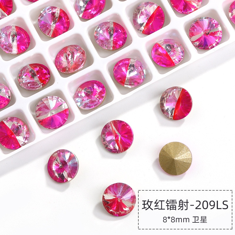 Mới Mũi Khoan Vệ Tinh K9 Đính Đá Trang Trí Móng Tay DIY 10pcs