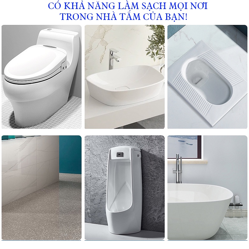 Chai xịt tẩy rửa bồn cầu, nhà vệ sinh đa năng siêu sạch hương dịu nhẹ, khử khuẩn 500ml loại 1