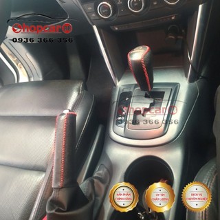 Bao Da Cần Số, Tay Phanh Xe MAZDA CX5, CX9, MAZDA 6 (2012-2016) BẢN PHANH CƠ... DA BÒ NHIỀU MÀU SẮC...