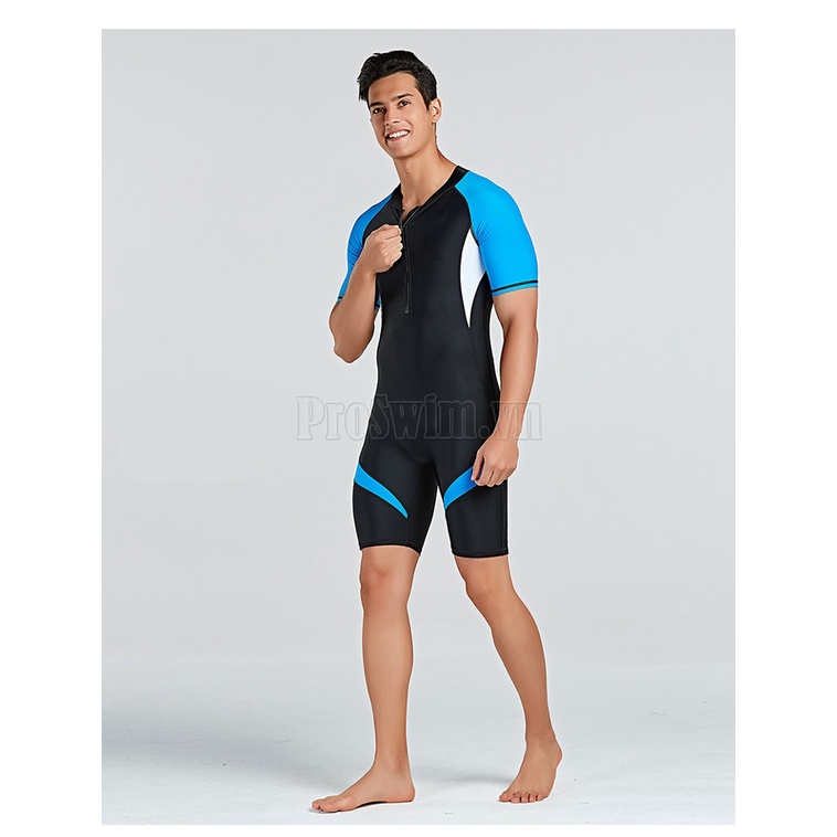 Bộ đồ bơi nam cộc tay liền thân cao cấp chính hãng SBART