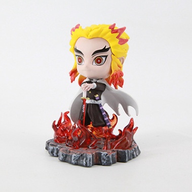 Mô Hình Kyojuro Rengoku Viêm trụ - Anime Thanh Gươm Diệt Qủy  Chất liệu: PVC  Nhân vật: Ghost SLayer  Chiều cao: 10x10x1