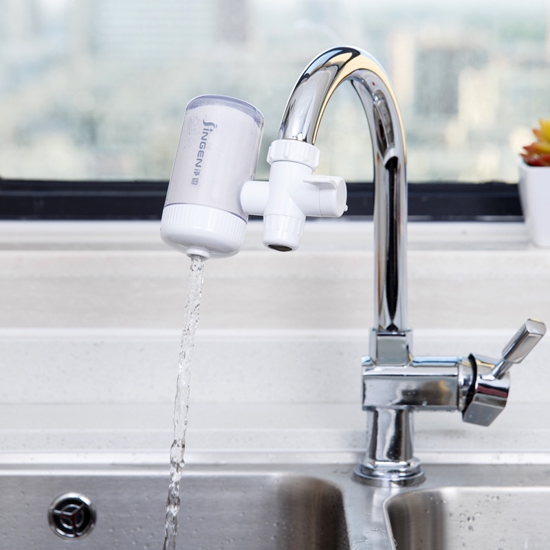 Bộ Đầu Lọc Nước Gắn Tại Vòi JINGEN Model JN26 Lõi Lọc Phù Hợp Cho Tất Cả Các Đầu Vòi Nước Mokapick