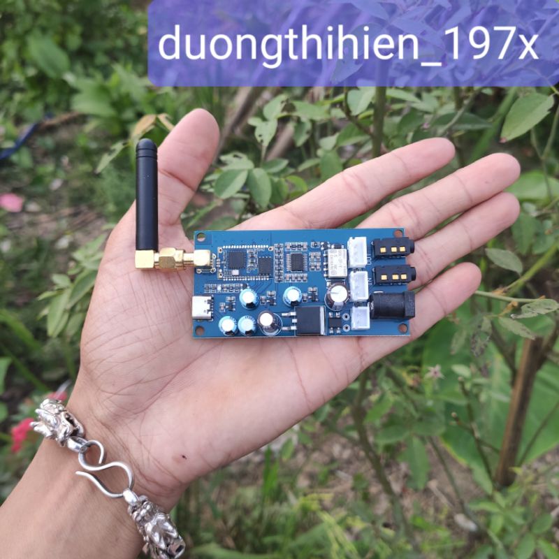 Mạch giải mã âm thanh Bluetooth Qualcom QCC3003, chip giải mã PCM5102 Lossless, bluetooth 5.0