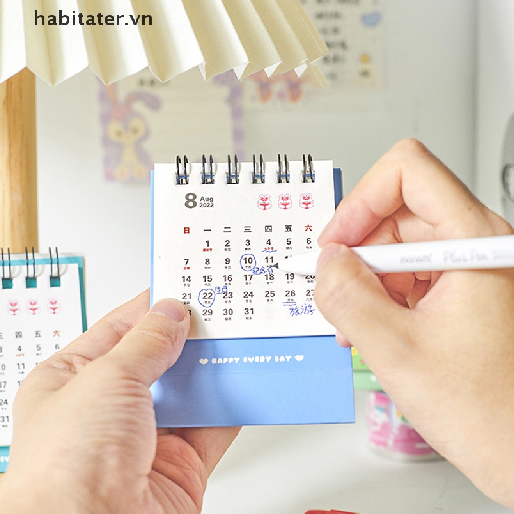 Lịch Để Bàn Năm 2023 In Họa Tiết Thỏ Dễ Thương Dùng Trang Trí Sự Kiện