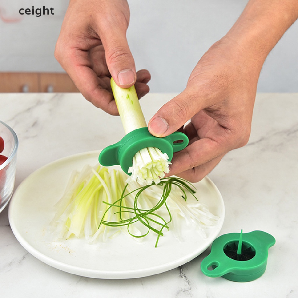 Dụng Cụ Cắt Rau Củ Quả Màu Xanh Lá Cây Siêu Mịn Tiện Dụng Cho Nhà Bếp