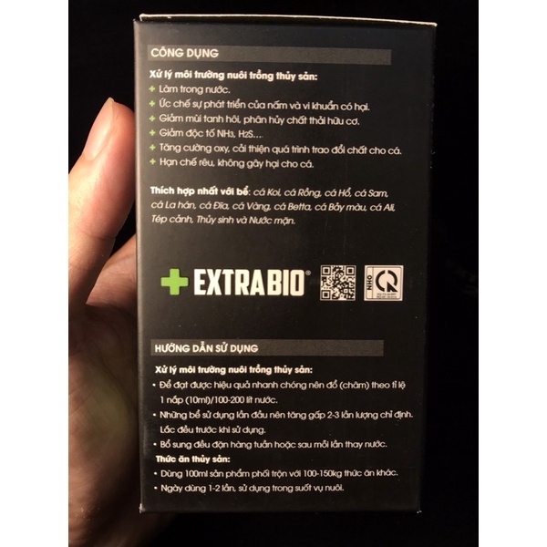 Vi sinh làm trong nước Extra Bio - Chế phẩm xử lí nước cho hồ cá