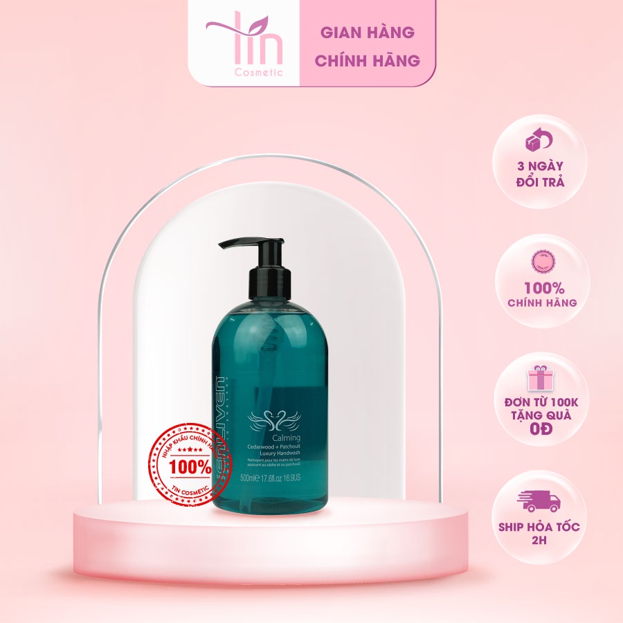 Nước rửa tay cao cấp Enliven 500ml tạo bọt hương gỗ tuyết tùng và hoắc hương nhập khẩu Anh Quốc có team phụ tiếng việt