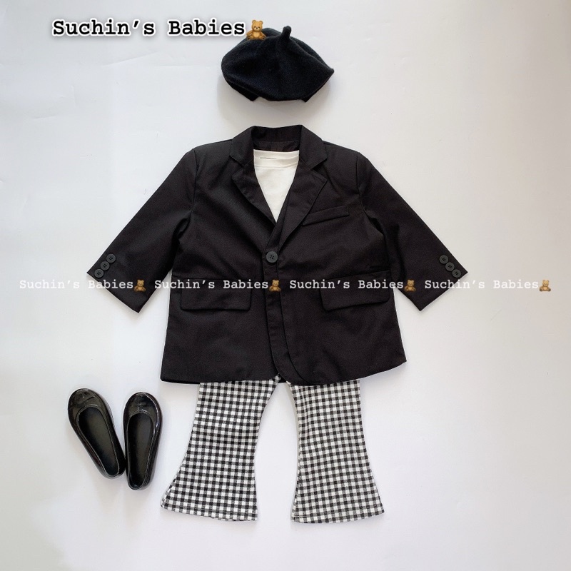 Áo vest - Blazer cho bé trai và gái Suchin
