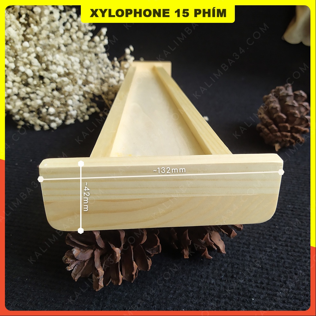 Đồ chơi cho bé đàn xylophone 15 phím hợp kim nhôm nhiều màu, đồ chơi trẻ em thông minh phát triển âm nhạc