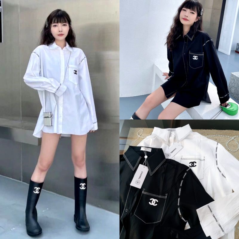 Áo Sơ Mi Cotton Oversized LD 122 Cao Cấp Cho Nam Nữ