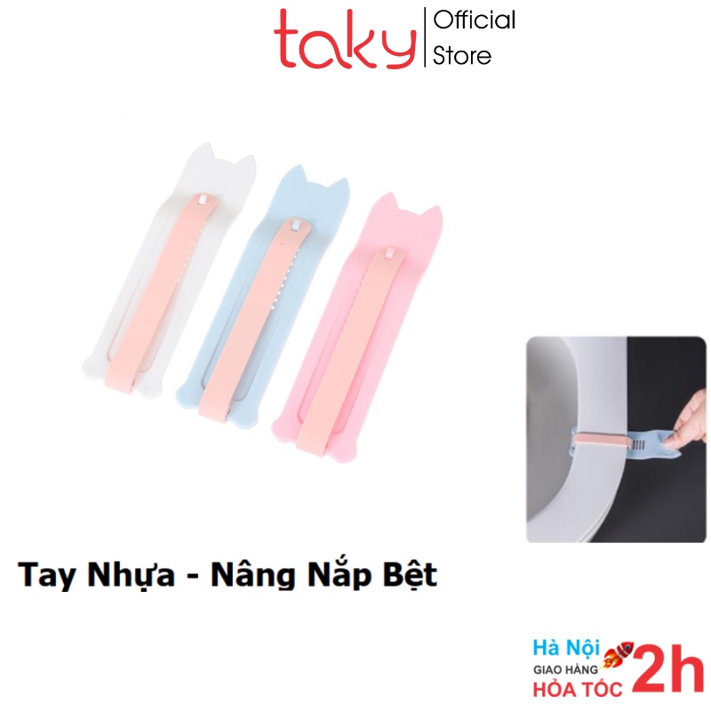 Tay Nâng Nắp Bệt - Taky, Dụng Cụ Tiện Dụng, Vệ Sinh, Sạch Sẽ - Tiện Lợi Cho Phòng Vệ Sinh Trong Gia Đình, 5215