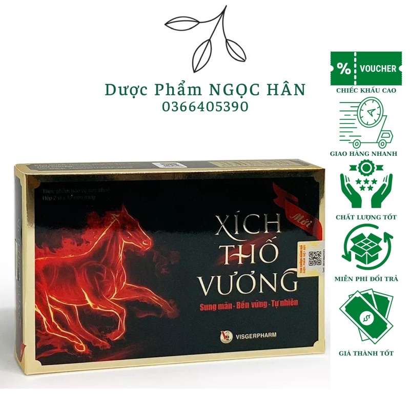 Viên uống bổ thận Xích Thố Vương 20v/h-NgọcHânPharmacy