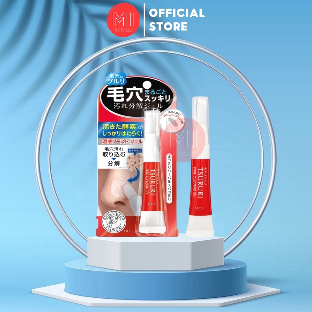 Gel Làm Sạch Bụi Bẩn Tẩy Mụn Đầu Đen Vùng Mũi Tsururi Pore Cleaning Gel Nhật Bản