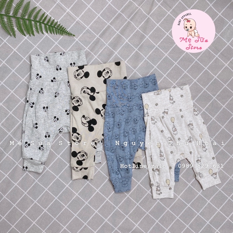 Quần dài HM lưng cao giữ ấm bụng cho bé