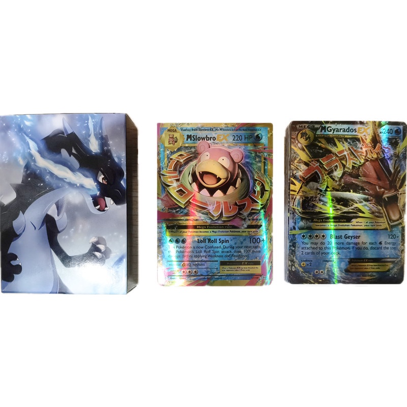 Bộ Sưu Tập Thẻ Bài Pokemon GX Vmax Bằng Tiếng Anh 60 Cái Cho Trẻ Em Và Người Lớn