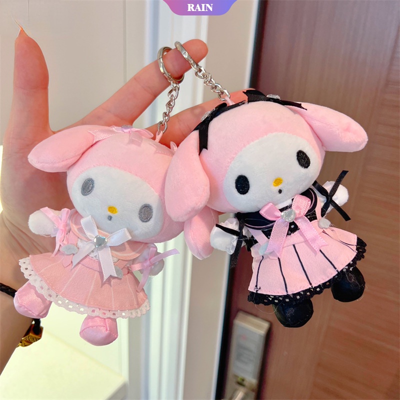 SANRIO Thú Nhồi Bông Hình Nhân Vật Cinnamoroll Kuromi Lolita 14cm Trang Trí Ba Lô [RAIN]
