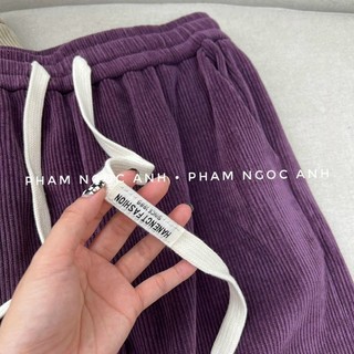 Quần nhung 3 màu dành cho nữ