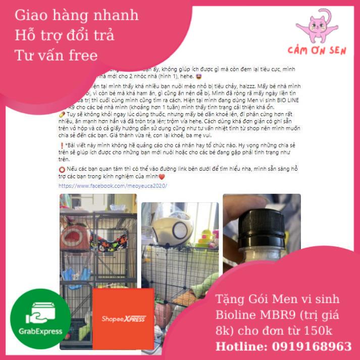 Combo 2 men vi sinh BIOLINE G1 ECOPETS cho chó mèo tăng đề kháng gây thèm ăn hỗ trợ đường ruột khoẻ - 50gr
