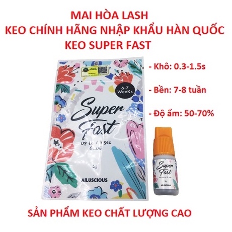 Keo nôi mi Super Fast)-Keo hàn quốc chính hãng - keo nối mi - Mai Hòa Lash