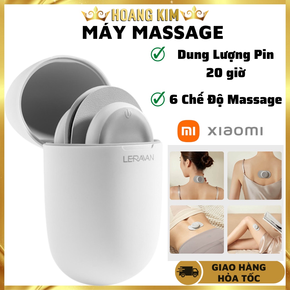 Máy massage xung điện Xiaomi Leravan LJ-U8 công nghệ xung điện giúp lưu thông khí huyết, giảm đau nhức,giảm stress