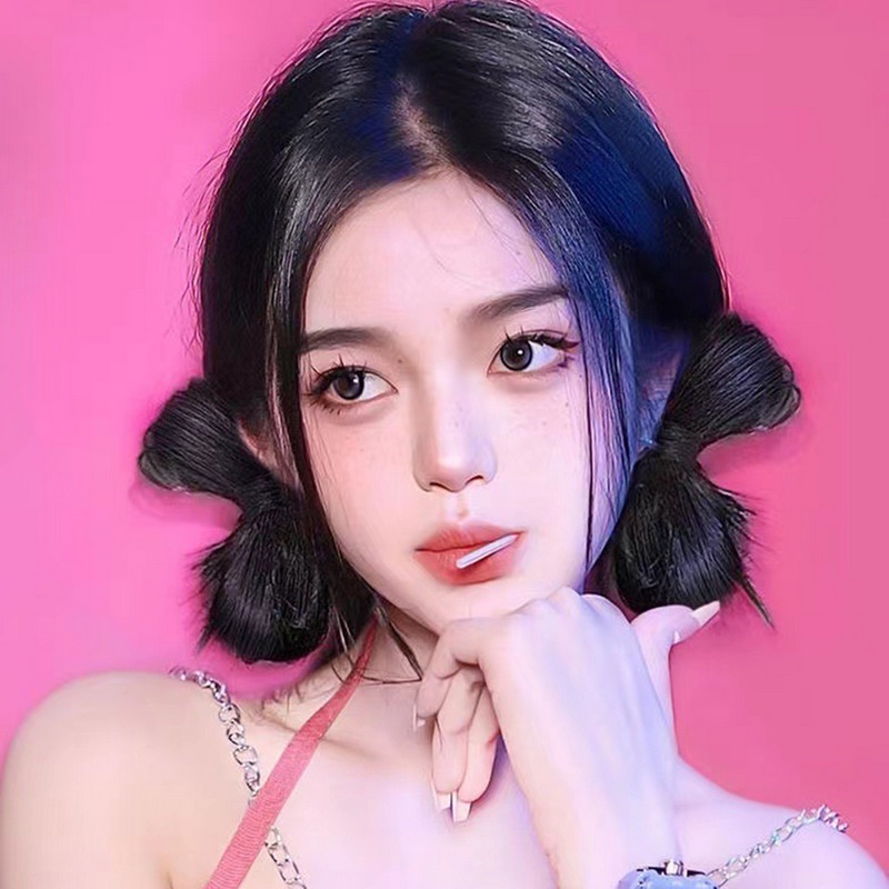 Tóc Giả Y2K Kiểu Dáng Dễ Thương Xinh Xắn  timetunnel