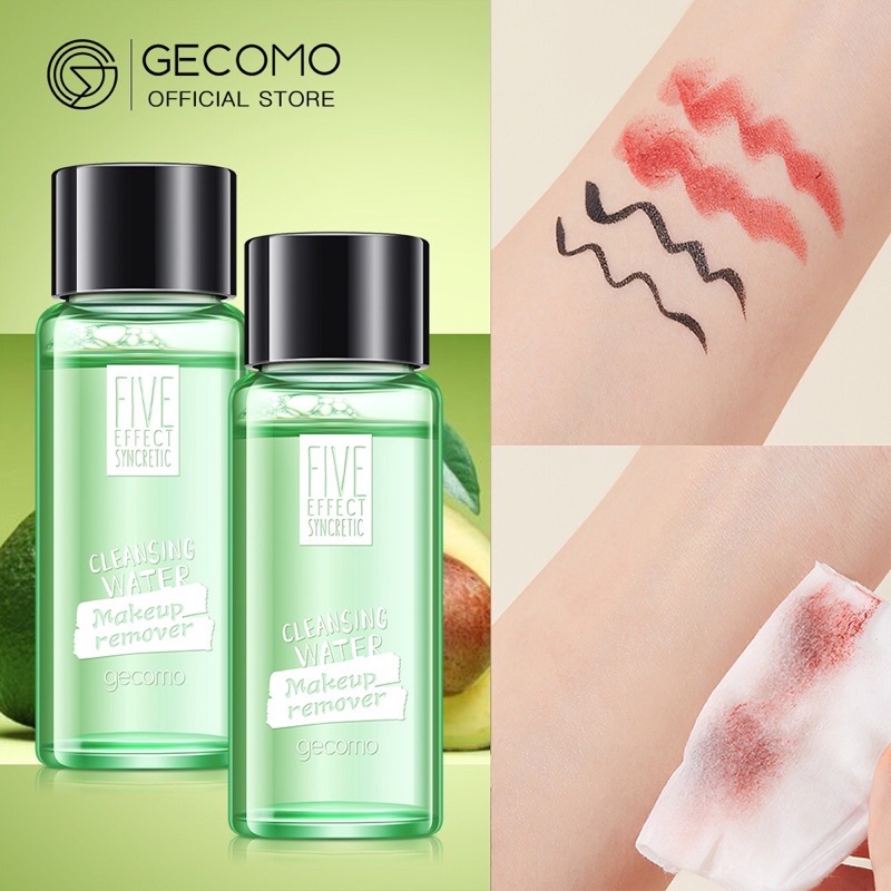 Nước tẩy trang chiết xuất bơ làm sạch sâu GECOMO Five Effect Syncretic 20ml
