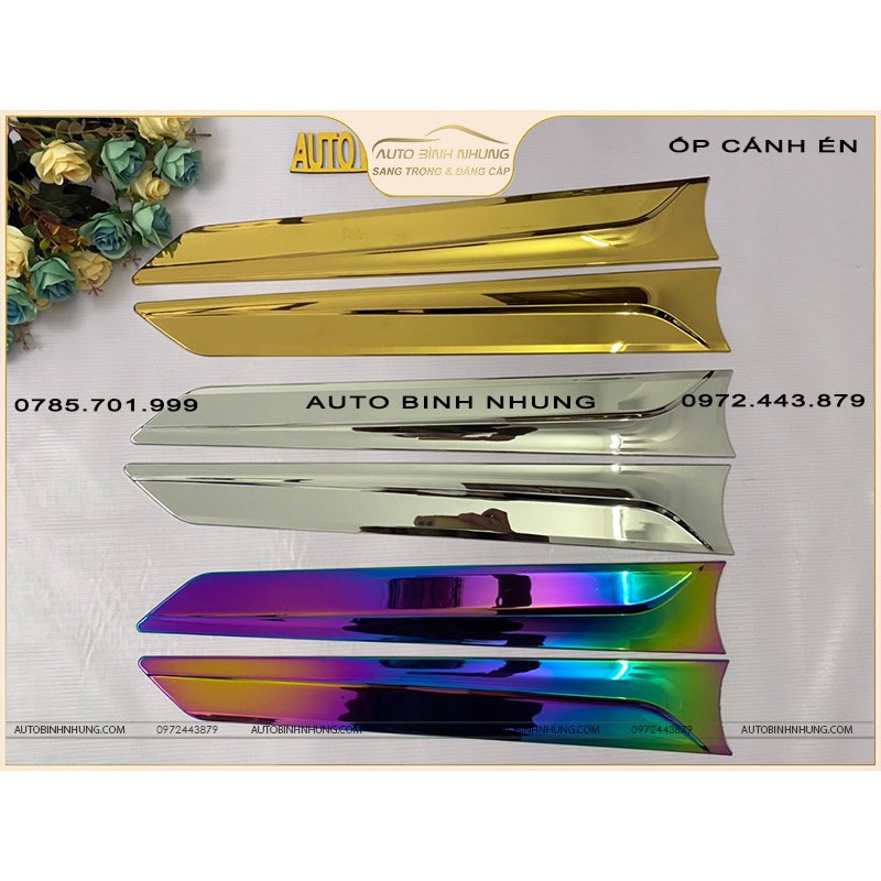 Ốp logo CÁNH ÉN ,ốp trang trí cánh chim đầu cabin màu mạ crom,mạ vàng,mạ titan trang trí logo xe tải,xe ben,đầu kéo