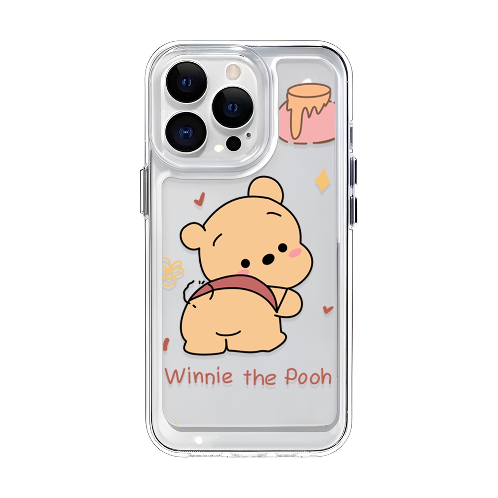 Ốp Điện Thoại Trong Suốt Họa Tiết Gấu Pooh Cho iphone 14 Pro Max 14 Plus 13 11 12 7Plus X XR XS Max 8 7